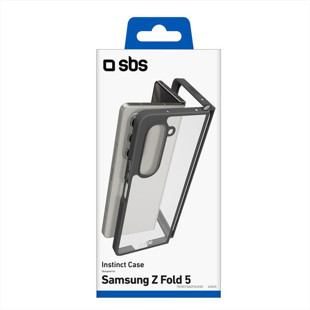 "SBS - Cover TEINSTSAZFOLD5K per Samsung Z Fold 5-Nero"