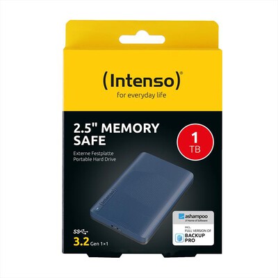 INTENSO - Hard disk HDD MEMORY SAFE 2,5" 1TB-Blu