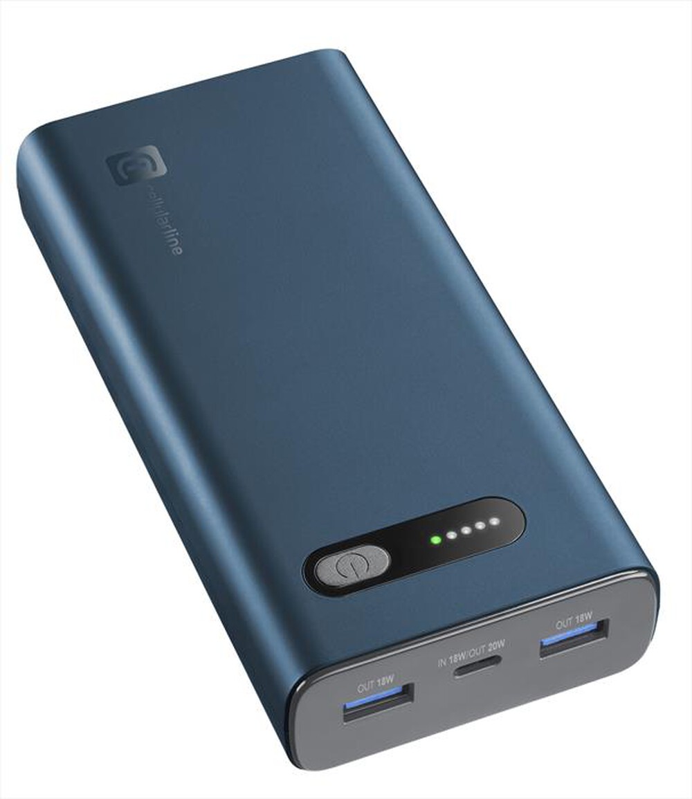 Immagine del prodotto CELLULARLINE - Caricabatterie Portatile PBFAST01PD20000G-Blu