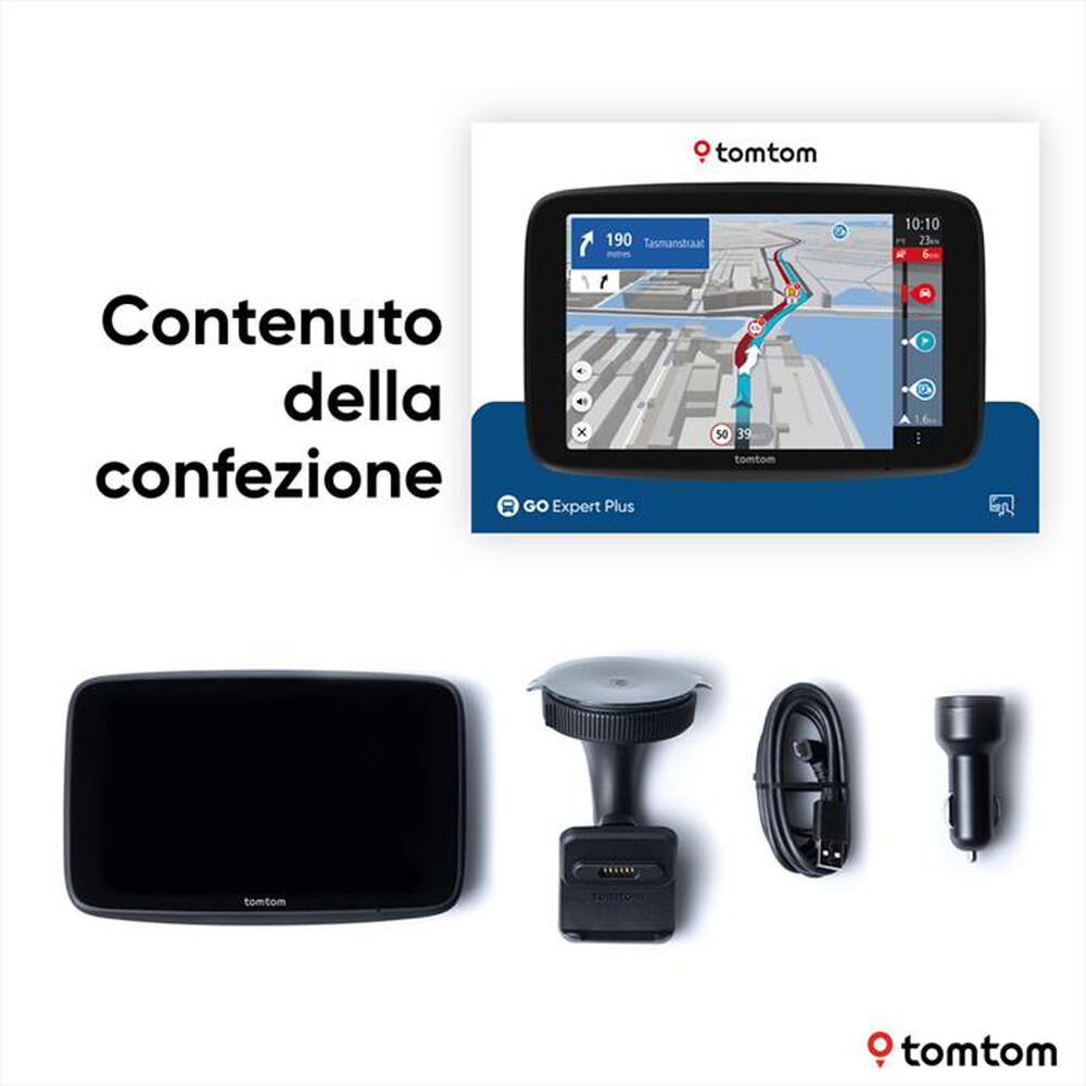 Immagine del prodotto TOM TOM - Navigatore portatile GO EXPERT PLUS 7"-Nero