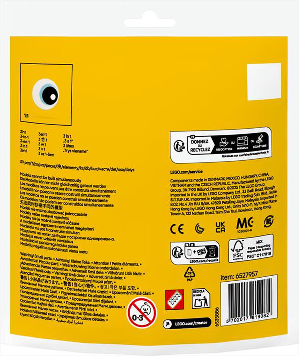 Immagine del prodotto LEGO - RECRUITMENT BAGS Tucano tropicale 30688