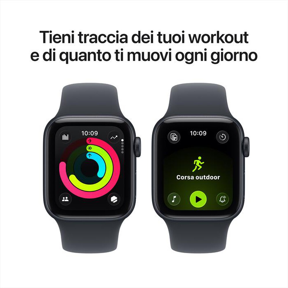 Immagine del prodotto APPLE - Watch SE 3 GPS + Cellular 40mm Alluminio-Sport Band Mezzanotte - S/M