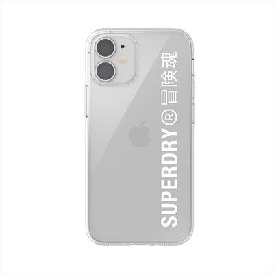 SUPERDRY - 42593 SUPERDRY COVER IPHONE 12 MINI-TRASPARENTE / TPU e PC