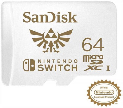 SANDISK - MICROSDXC PER NINTENDO SWITCH 64GB
