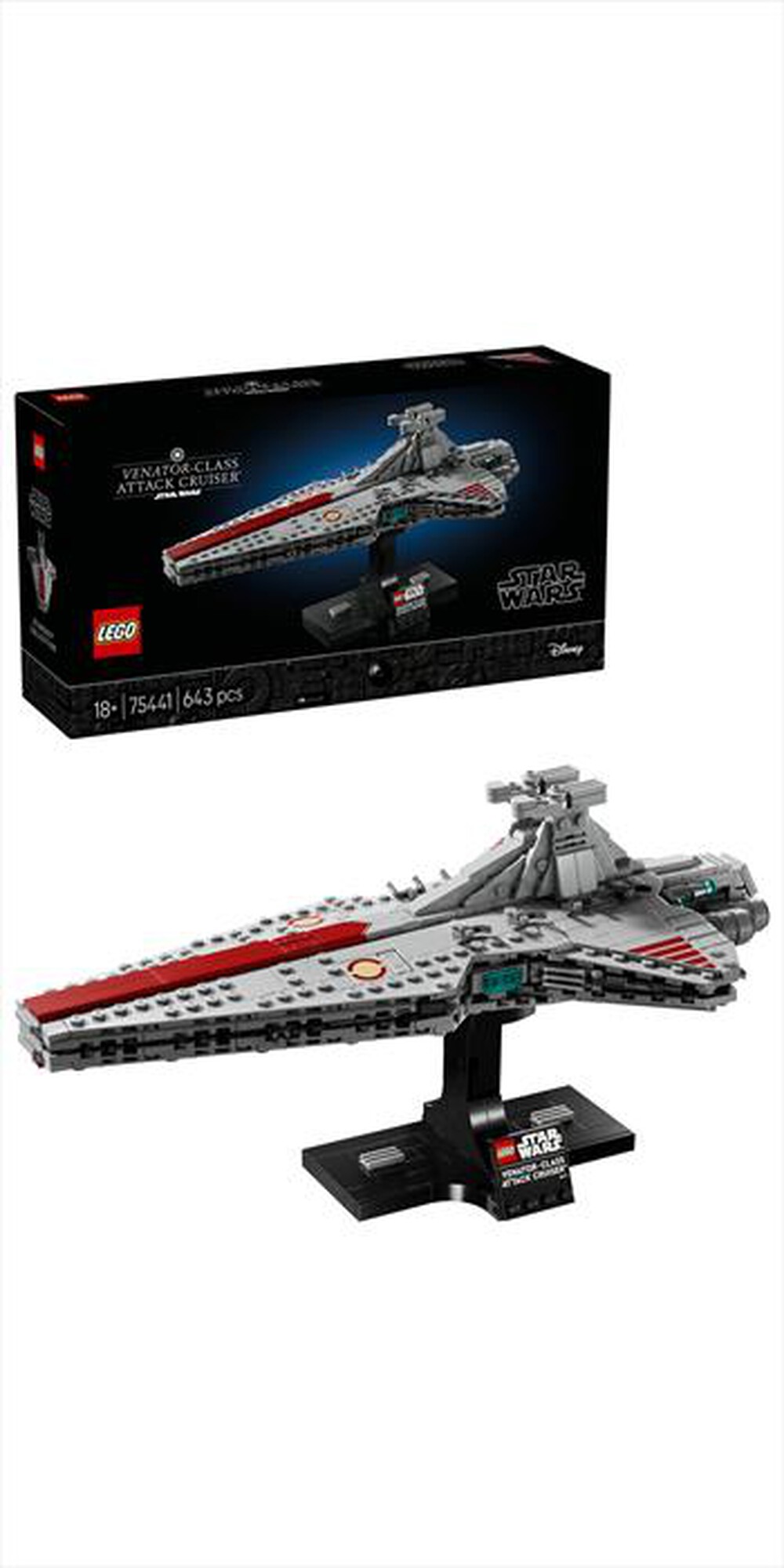 Immagine del prodotto LEGO - STAR WARS Attack Cruiser classe Venator - 75441