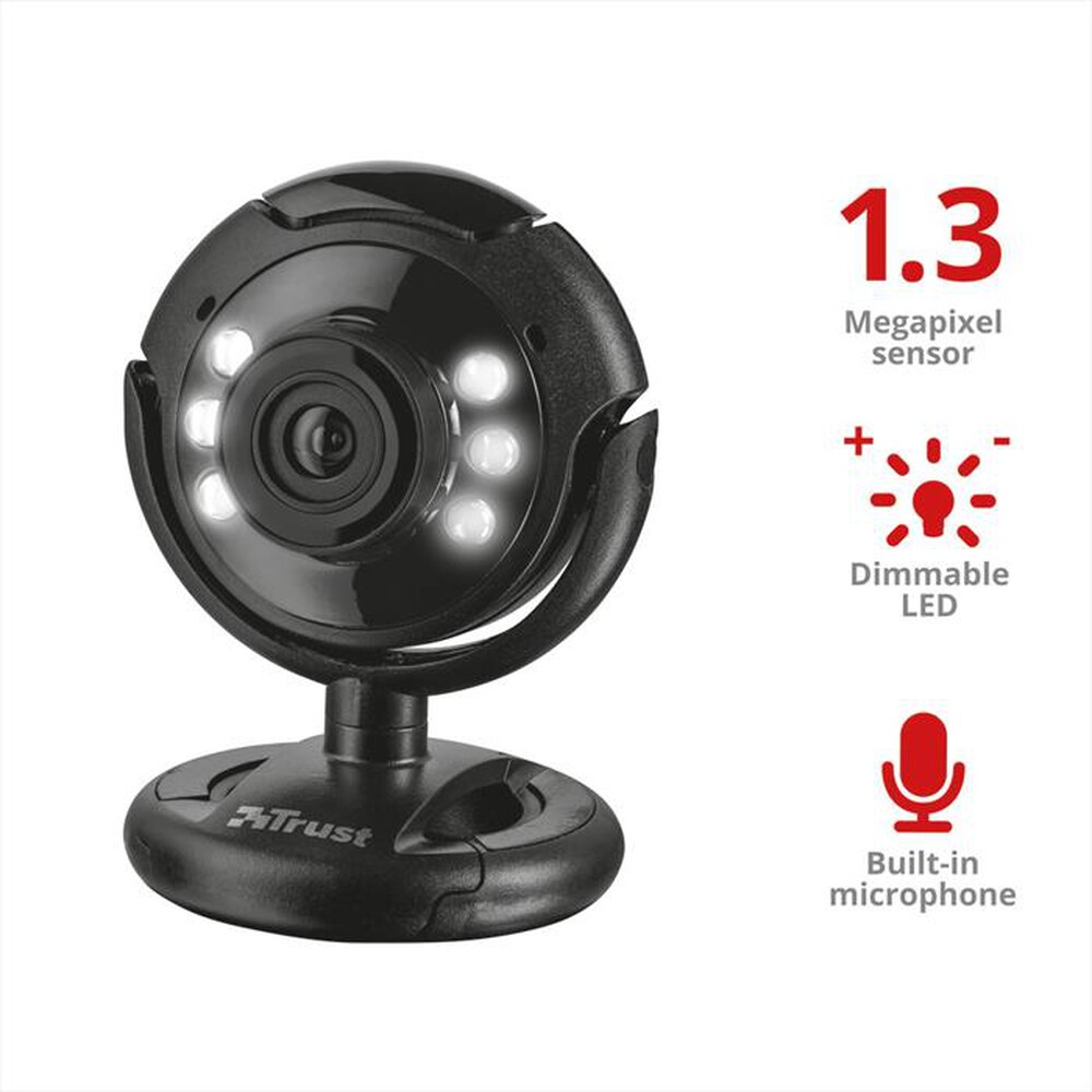 "TRUST - Spotlight Webcam Pro-Black"