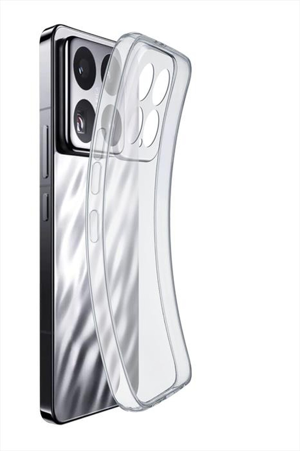 Immagine del prodotto CELLULARLINE - Cover in gomma morbida FINE per Xiaomi 15 Pro-Trasparente