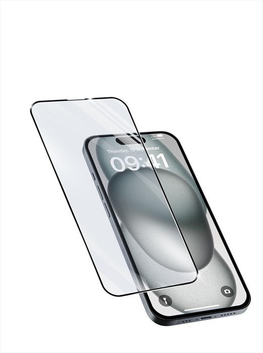 "CELLULARLINE - Tempered Glass TEMPGCAPIPH15MAXK iPhone 15Plus/Pro-Trasparente"