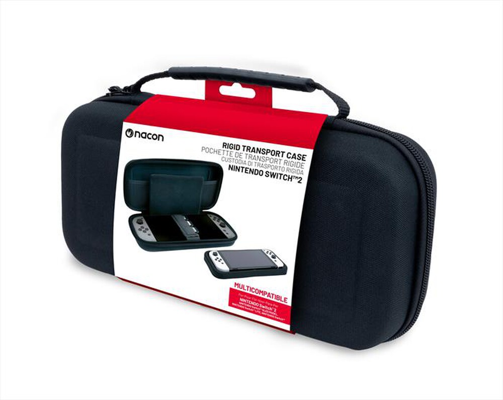 "BIG BEN - CUSTODIA DI TRASPORTO XL PER SWITCH 2, NERA-Nero"