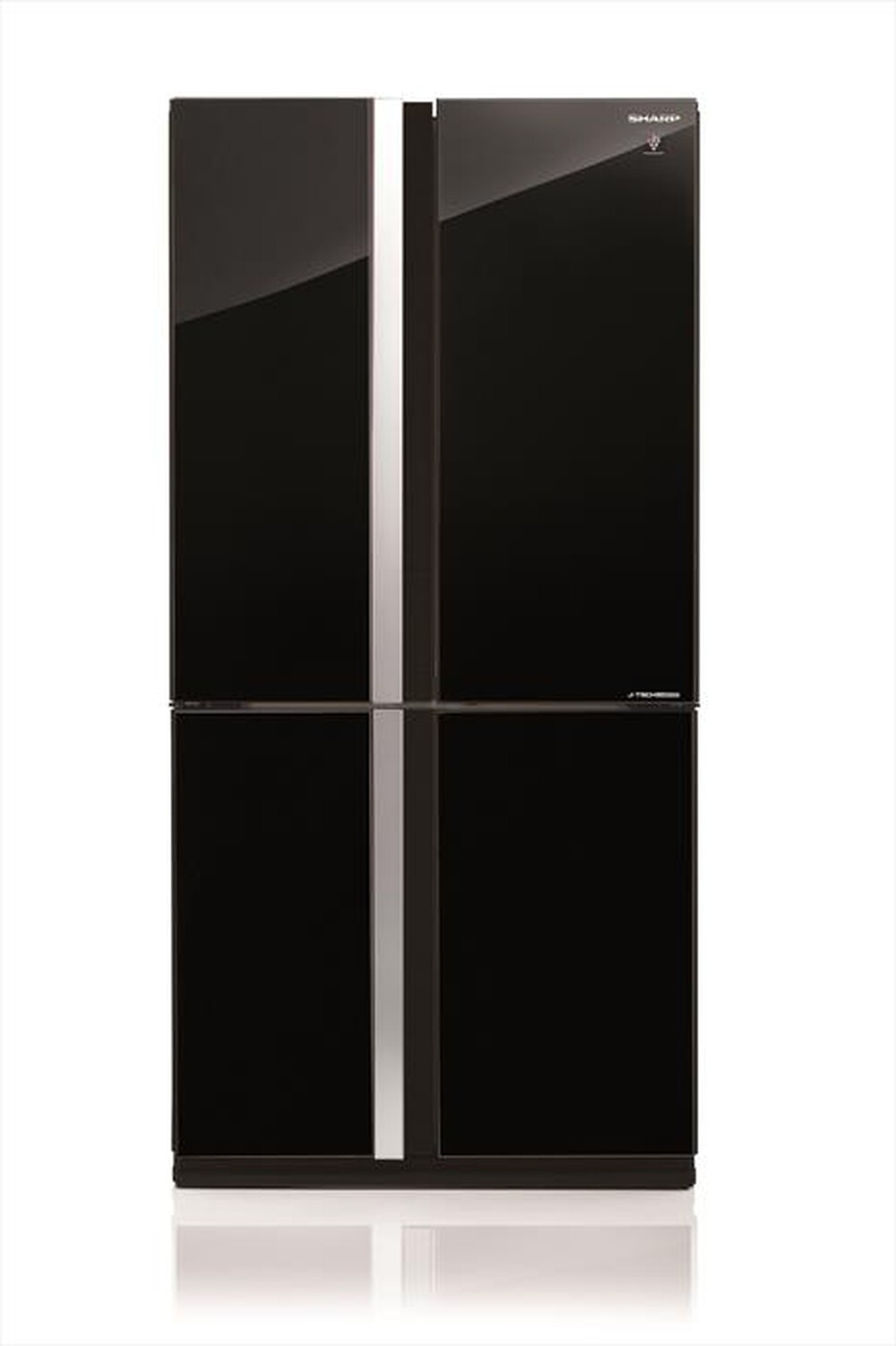 "SHARP - Frigorifero 3 e più porte  SJ-GX820P2BK Classe F-Vetro Nero"