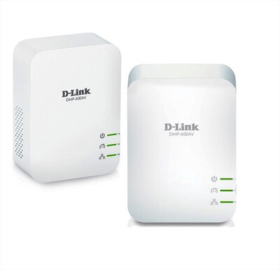 D-LINK - DHP-601AV PowerLine Kit AV600 Gigabit
