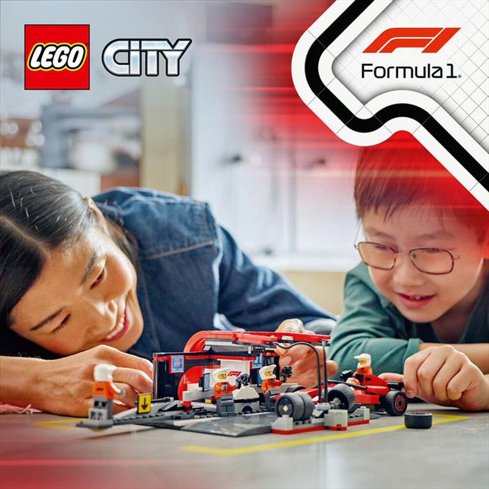 Immagine del prodotto LEGO - CITY F1 Pitstop e meccanici con Ferrari F1&reg; 60443