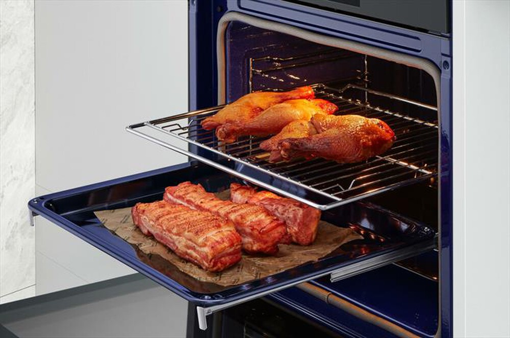 "LG - Forno incasso elettrico INSTAVIEW WSED7665B A++-Black Steel"