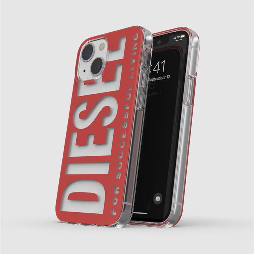 "DIESEL - 47201_DSL DIESEL COVER IPHONE 13 MINI-Rosso"