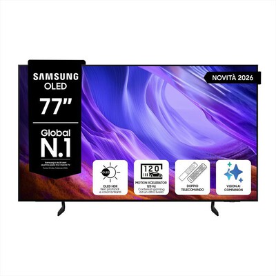 SAMSUNG - Smart TV OLED 4K AI 77" QE77S85HAEXZT-Black