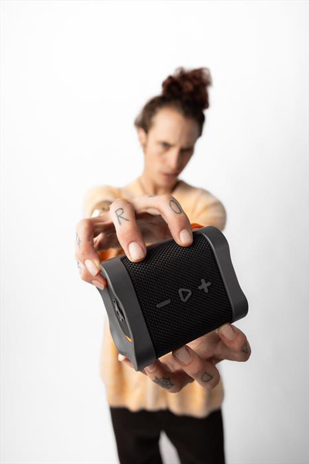 "SKULLCANDY - TERRAIN MINI WIRELESS SPEAKER-Nero/Arancione"