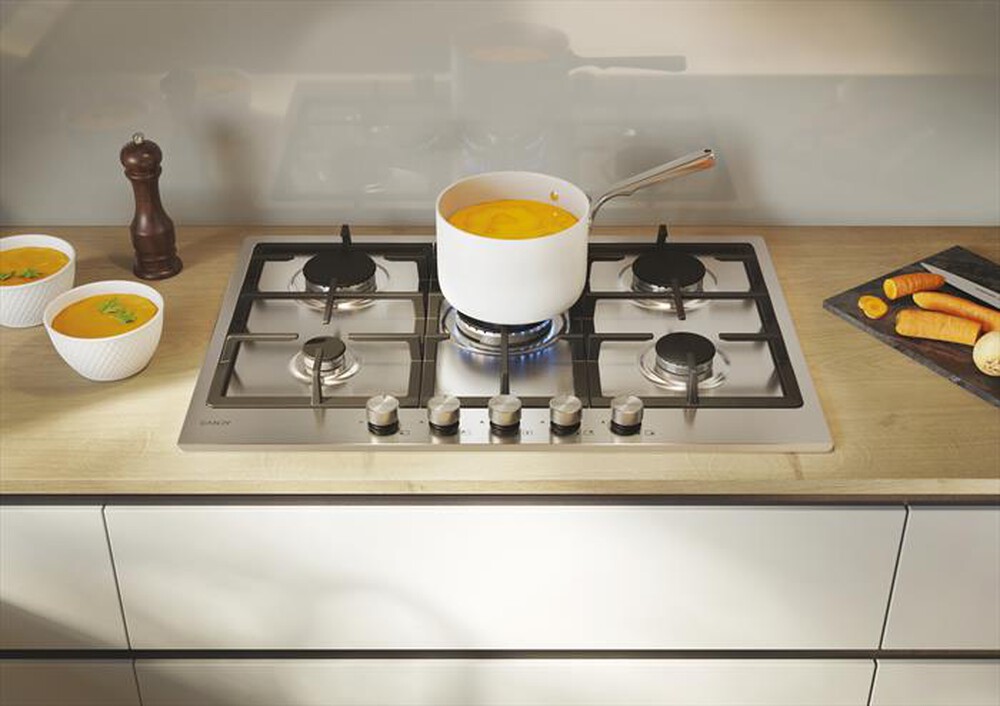 Immagine del prodotto CANDY - Piano cottura gas CHG74WTX 74,5 cm-Acciaio inox