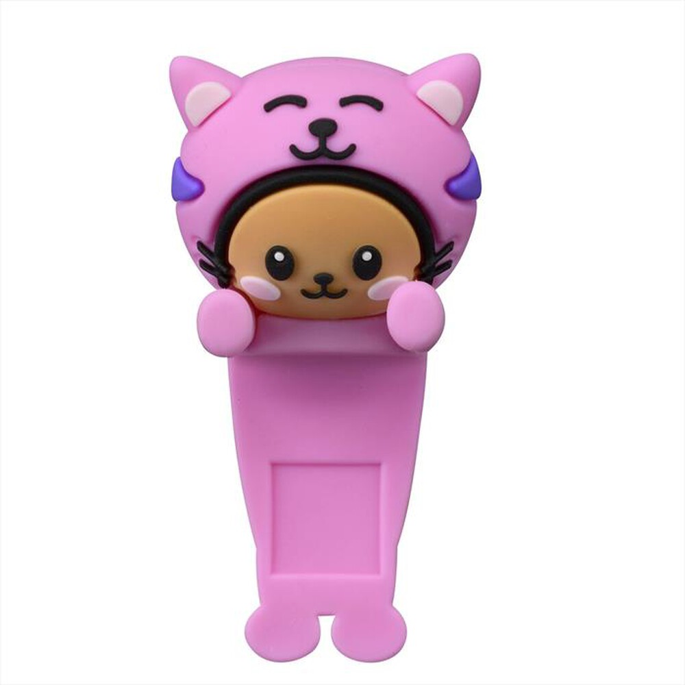 Immagine del prodotto CELLULARLINE - Mini figura adesiva in PVC a forma di tigre-Beige, Rosa