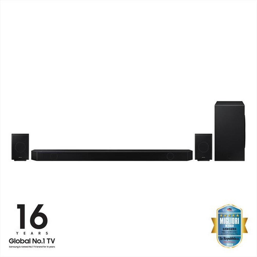 "SAMSUNG - Soundbar HW-Q990B/ZF 11.1.4 CANALI 656W 2022-Black"