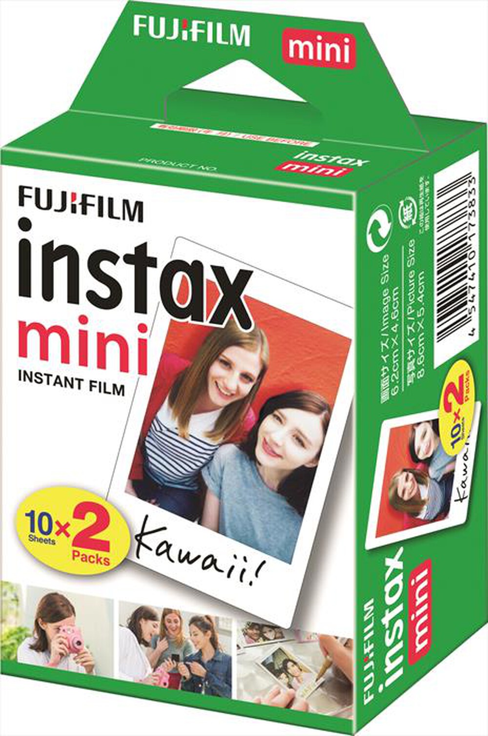 "FUJI - INSTAX MINI EU 2 GLOSSY(10X2/PK)-BIANCO"