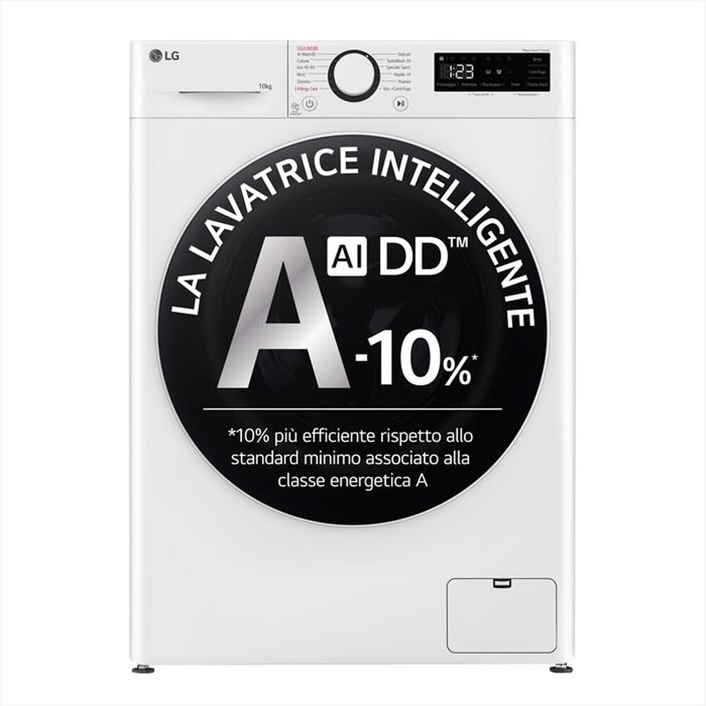 Immagine del prodotto LG - Lavatrice AI DD R5 F4R5010TSWW 10kg Classe A-Bianca