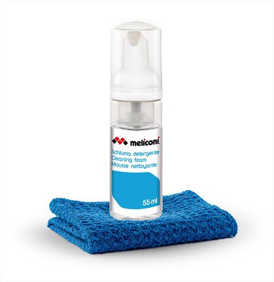 MELICONI - C55 Schiuma detergente + Panno microfibra - Bianco