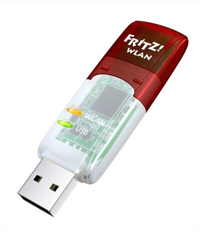 FRITZ! - WLAN Stick N - Bianco/Rosso