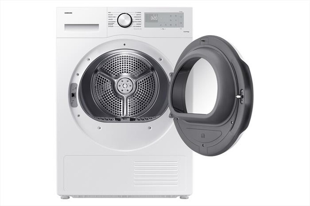 "SAMSUNG - Asciugatrice DV80CGC2B0THET 8 Kg Classe A+++-bianca display silver"