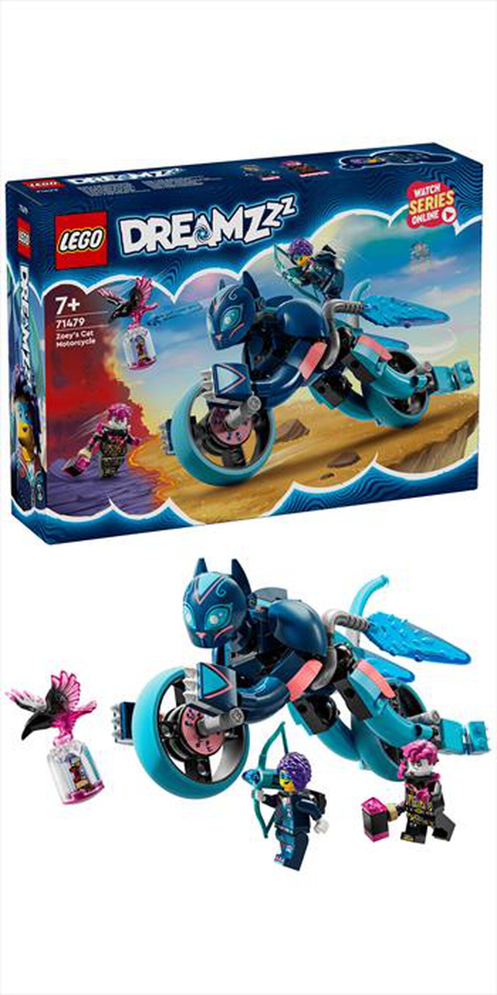 Immagine del prodotto LEGO - DREAMZzz La moto-gatto di Zoey 71479