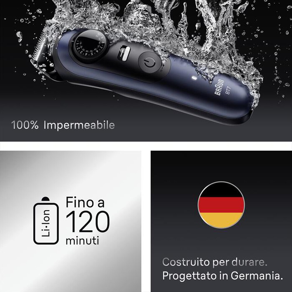 "BRAUN - Regolabarba BT 7540-BLU"