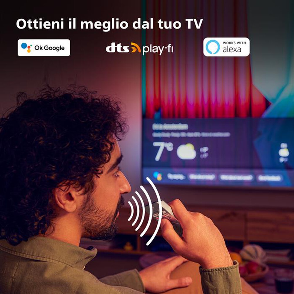 "PHILIPS - Ambilight Smart TV LED UHD 4K 43\" 43PUS8818/12-Antracite"