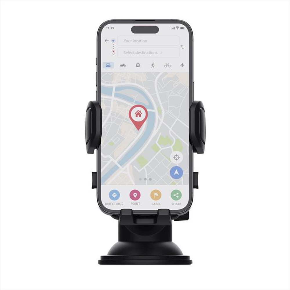 "TRUST - RUNO PHONE WINDSHIELD CAR HOLDER-Black"
