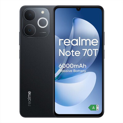 REALME - Smartphone NOTE 70T (256GB 4GB)-OBSIDIAN BLACK