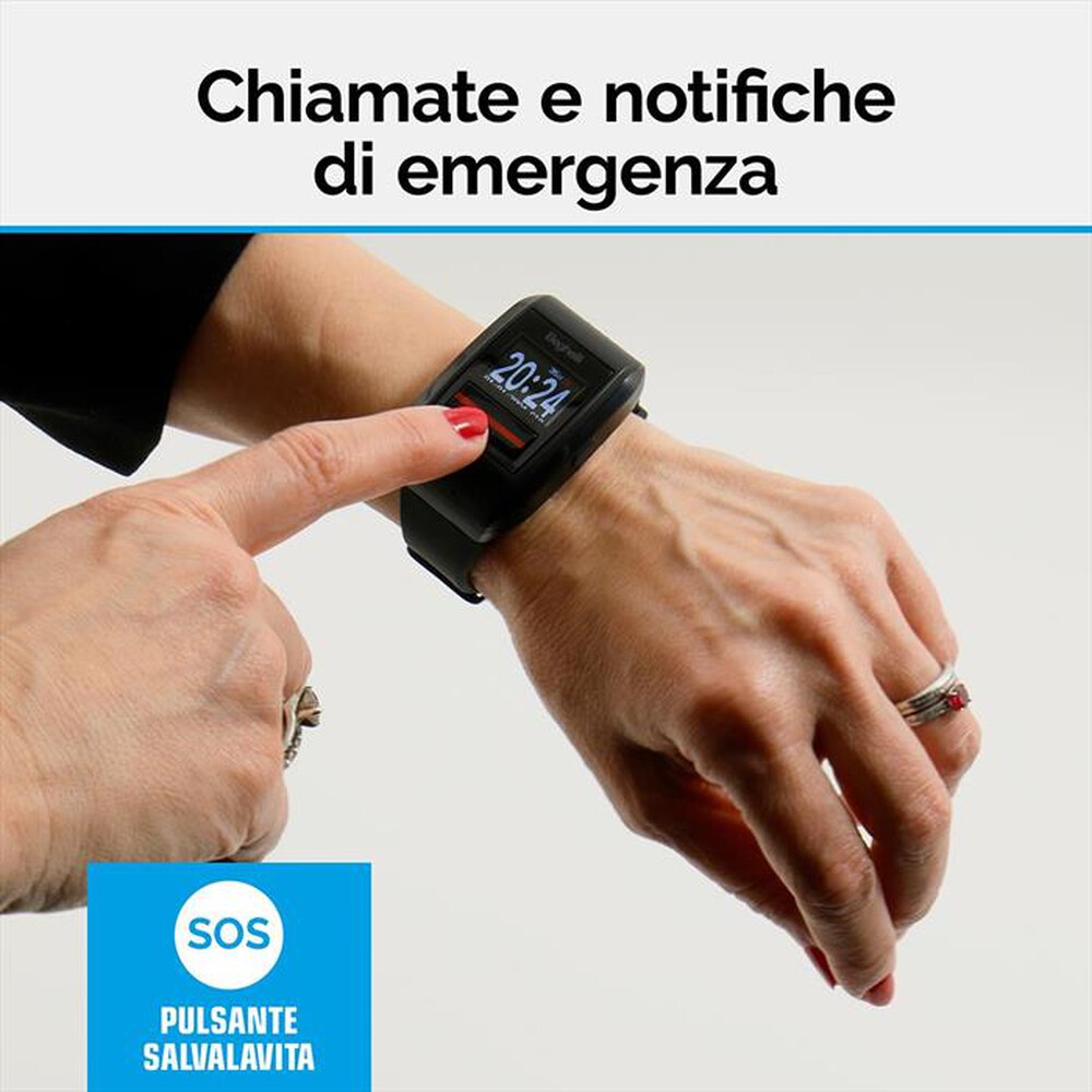 "BEGHELLI - SALVALAVITA WATCH GSM-NERO"