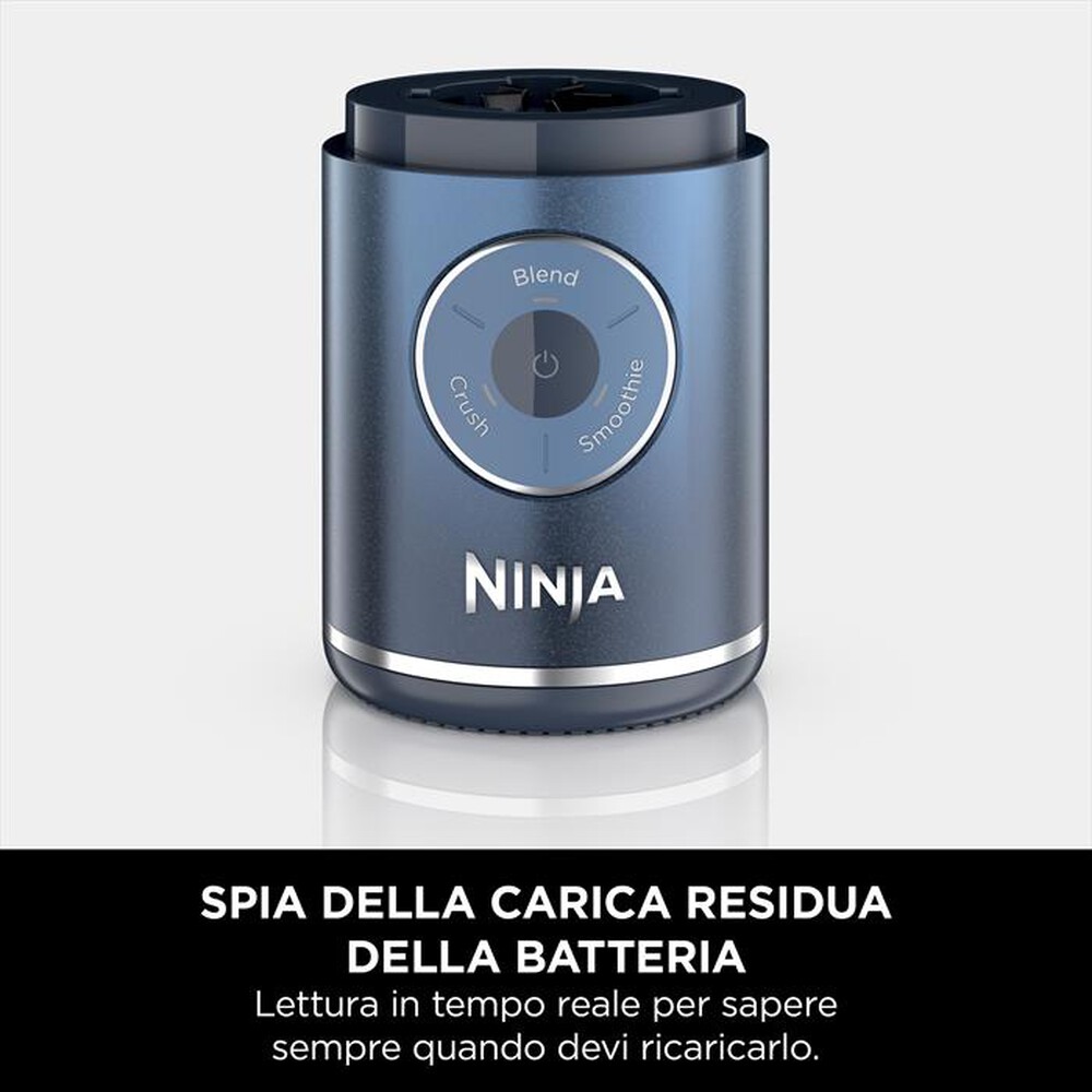 "NINJA - FRULLATORE PORTATILE NINJA BLAST MAX-Blu Navy"