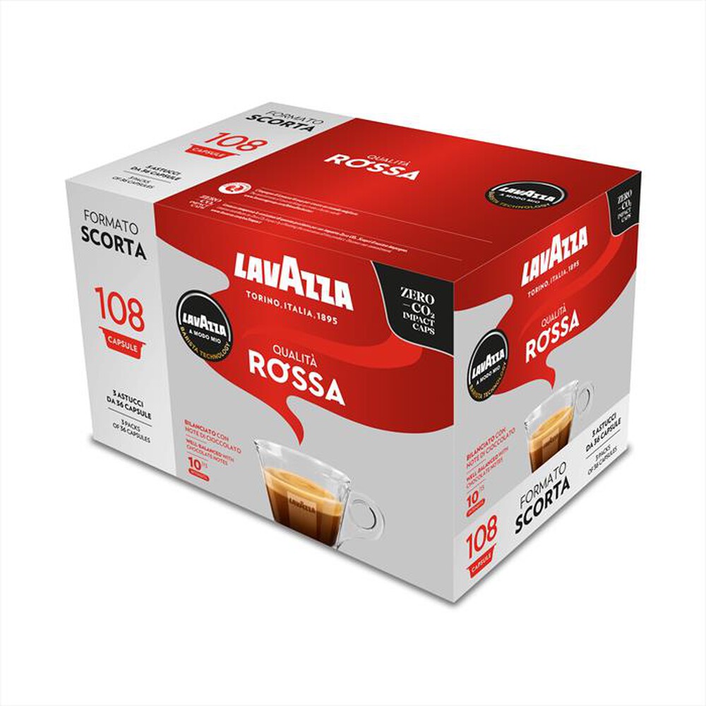 "LAVAZZA - A Modio Mio - Qualità Rossa 108 Caps"