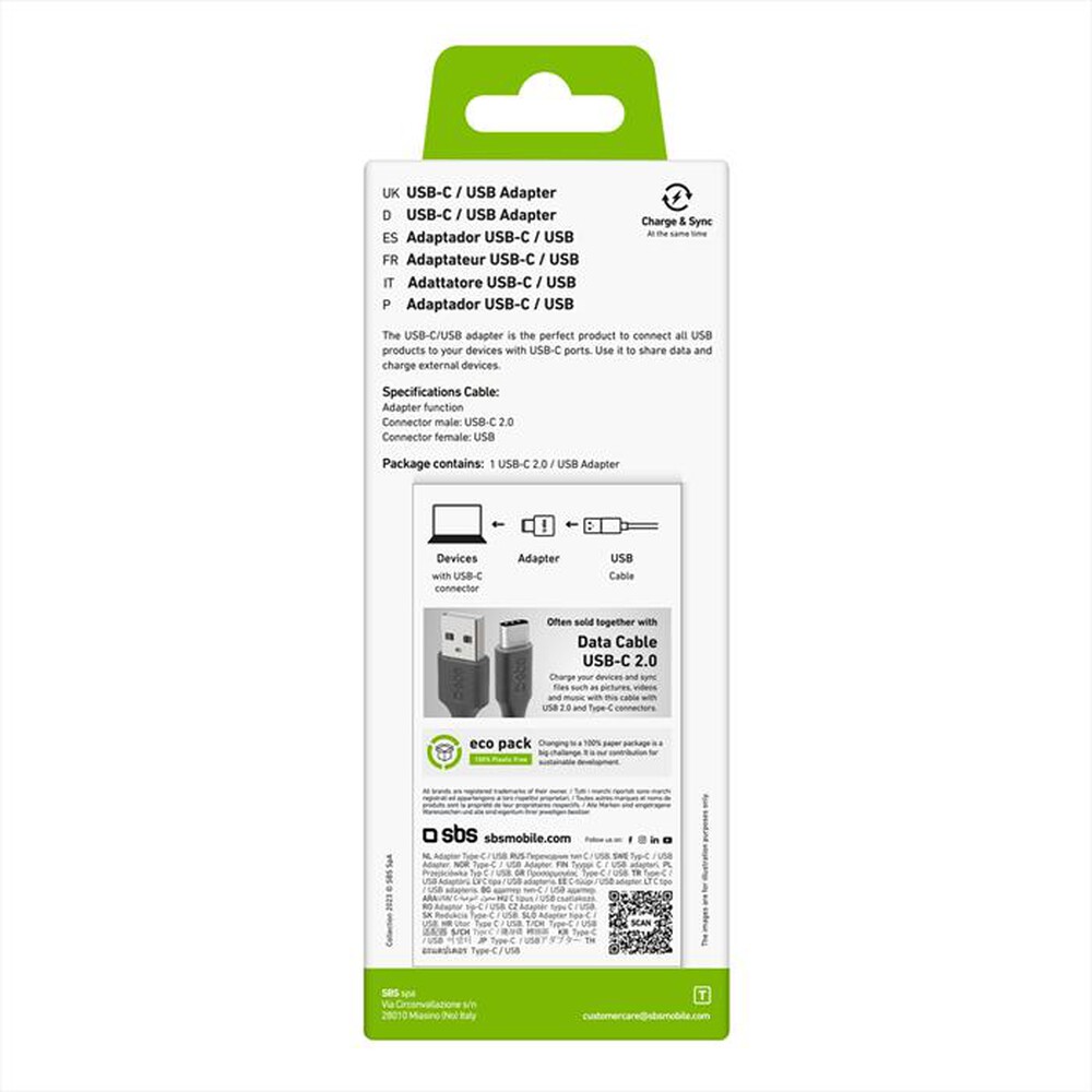 Immagine del prodotto SBS - TEADAPTTCUSB