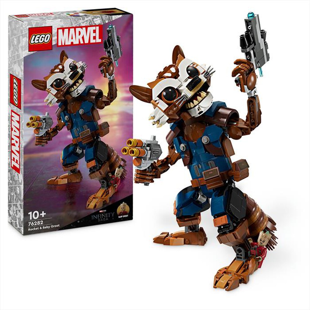 Immagine del prodotto LEGO - SUPER HEROES MARVEL Rocket e Baby Groot 76282