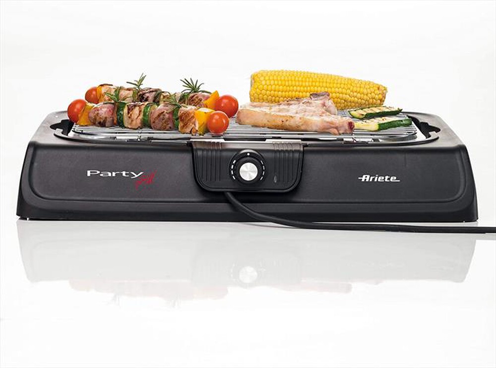 "ARIETE - 0723 Party Grill Barbecue Elettrico 2000W-Nero"