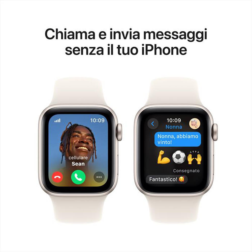 "APPLE - Watch SE GPS + Cellular 40mm Cassa Alluminio-Galassia Sport Band Galassia S"