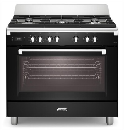 DE LONGHI - Cucina a gas BS 965 MXN Classe A-Nero