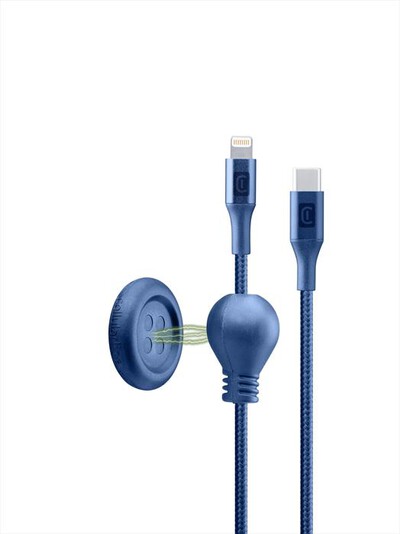 CELLULARLINE - USBDATABUTC2LMFI1B Cavo Dati USB-C to Lightning--Blu