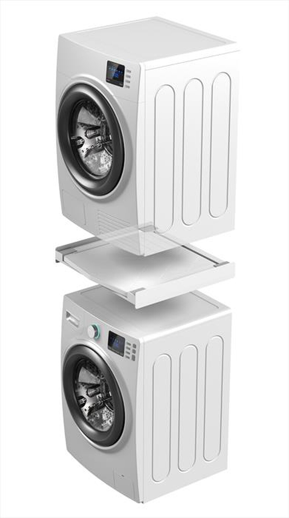 "MELICONI - TORRE SQUARE L60 Kit sovrapposizione universale-Tecnopolimero bianco"