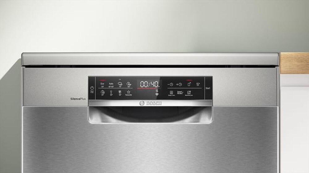 "BOSCH - Lavastoviglie SMS8ECI02E Classe A 14 coperti-Acciaio anti-impronta"