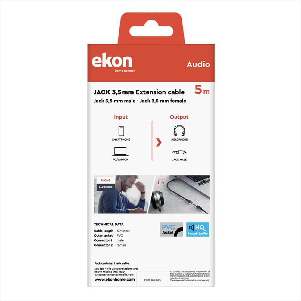 Immagine del prodotto SBS - ECAJACK50MFK