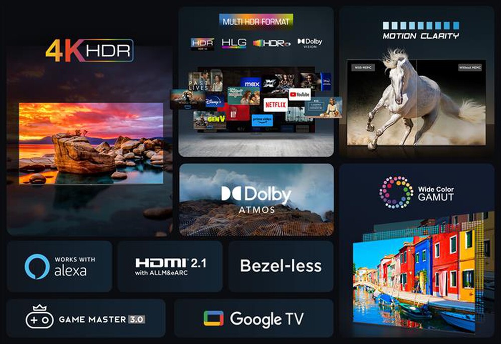 Immagine del prodotto TCL - Smart TV LED UHD 4K 65" 65P79B-Titanium