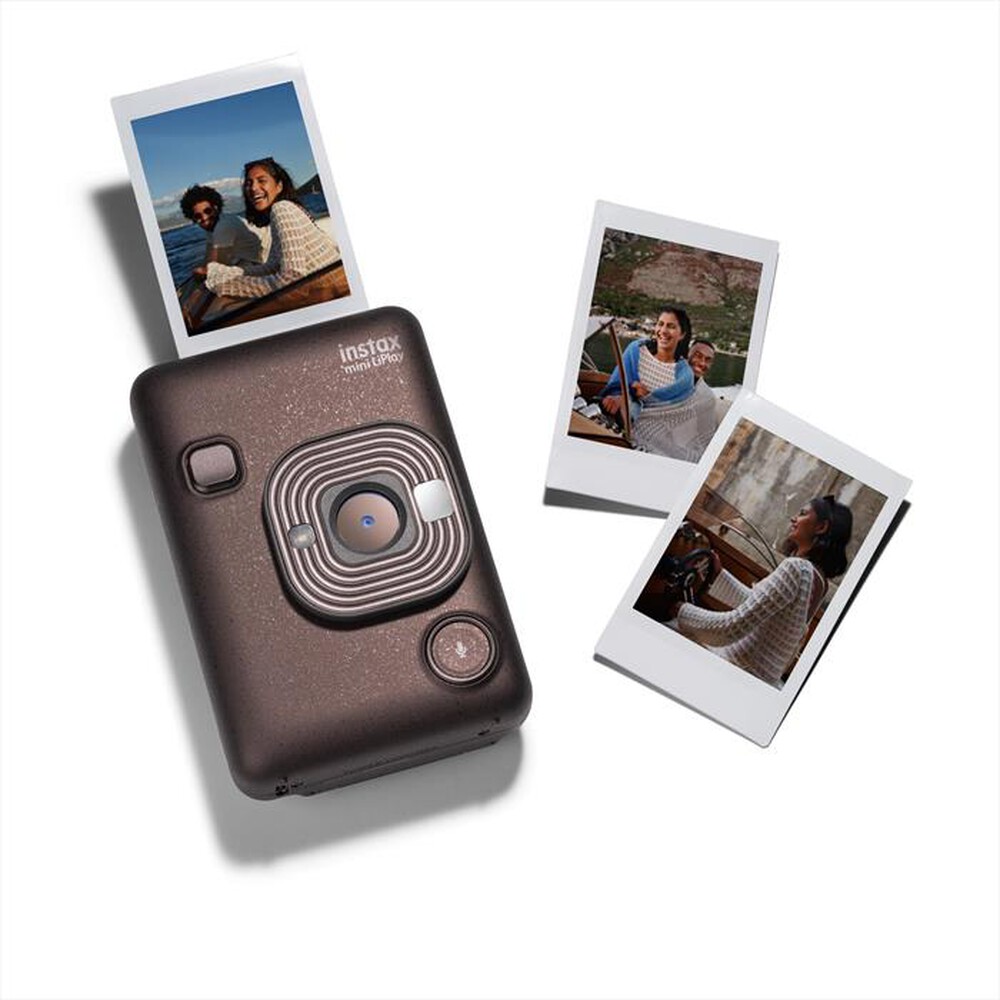 "FUJI - Fotocamera compatta INSTAX MINI LIPLAY-BRONZO"