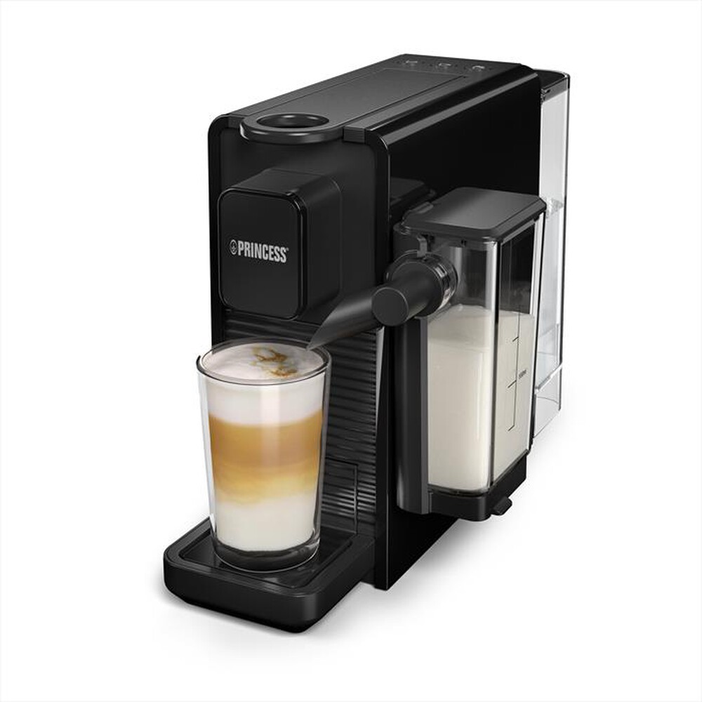 Immagine del prodotto PRINCESS - MACCHINA CAFFÈ CAPSULE NESPRESSO E LATTE PRO-Nero / Plastica