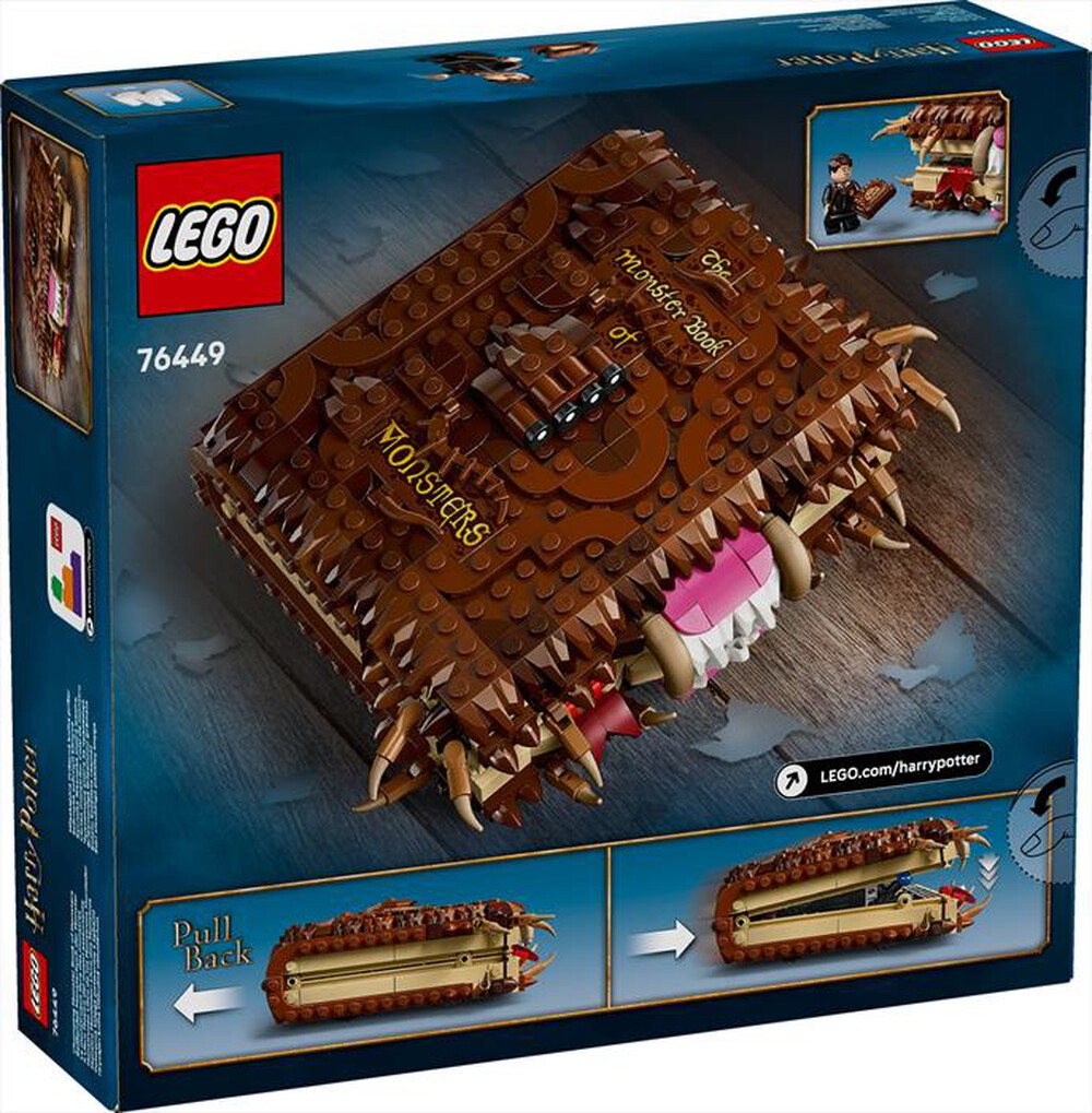 Immagine del prodotto LEGO - HARRYPOTTER Libro Mostro e mostri azzannante 76449