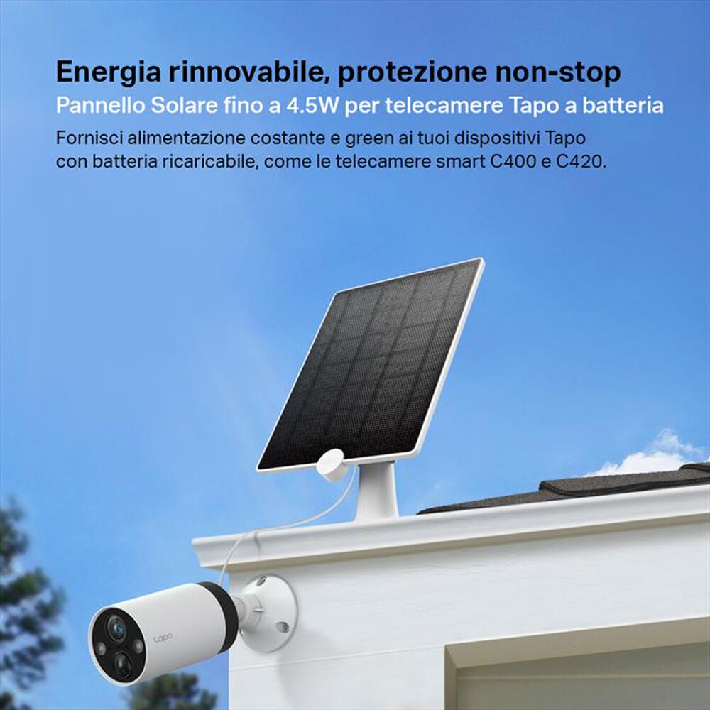 "TP-LINK - PANNELLO SOLARE PER TELECAMERE SMART A BATTERIA"